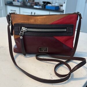 Fossil Dawson Crossbody Bag Red
Multicolor Leather Patchwork